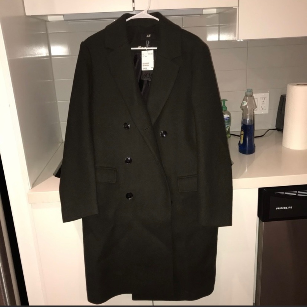 H&M Wool-blend Pea Coat